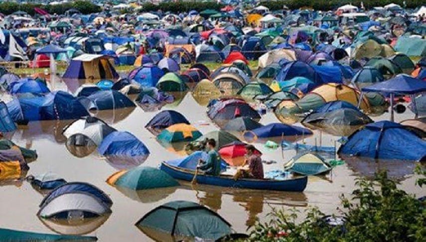 Hurricane Festival: Wer ein Boot dabei hat, ist klar im Vorteil