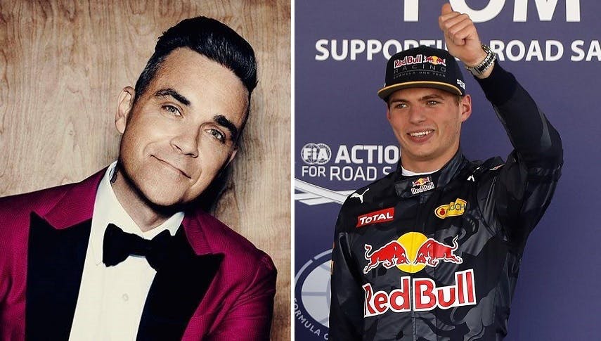 Take That: Robbie Williams crasht Verstappen-Botschaft!