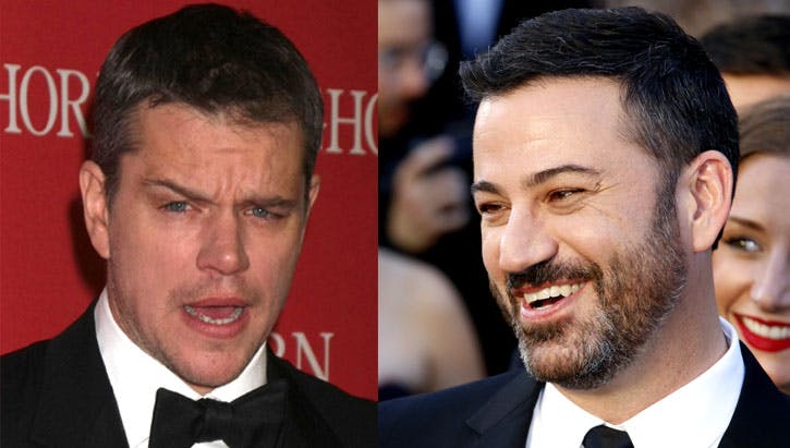 Über 10 Jahre: Wie der Streit zwischen Matt Damon und Jimmy Kimmel begann