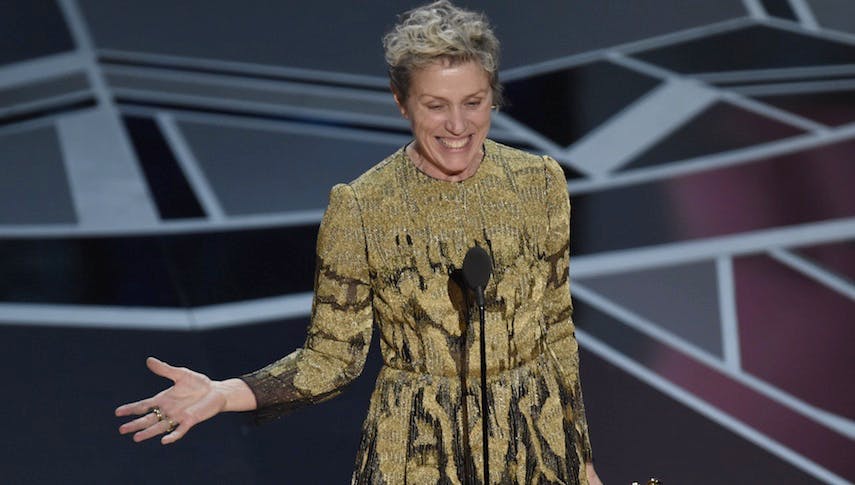 Oscars: Frances McDormand setzt Zeichen in der MeToo Bewegung