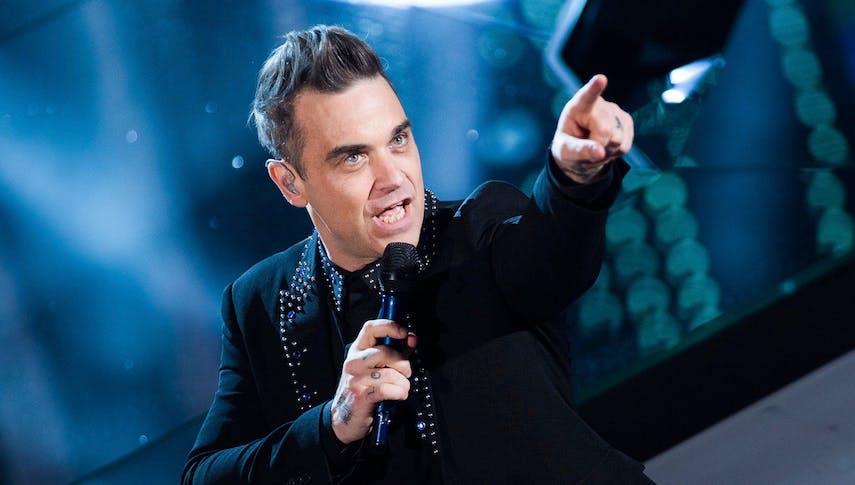 Wer erkennt diese Robbie Williams Songs an nur einem Satz?