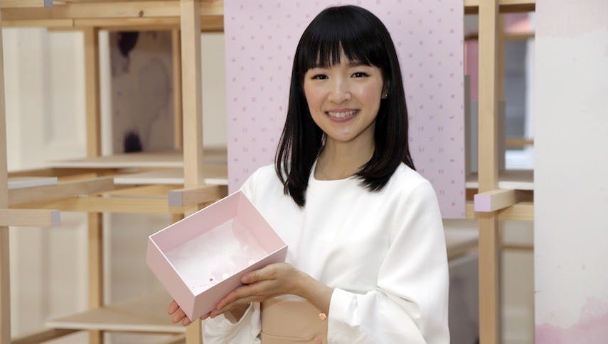 Das passiert, wenn Jimmy Kimmel Marie Kondo sein Büro aufräumen lässt …