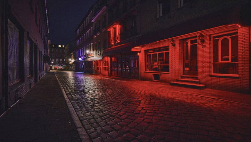 St.Pauli & Corona: Auf der Reeperbahn Nachts um halb Quarantäne